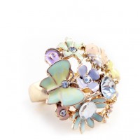 Anel azul "Primavera"